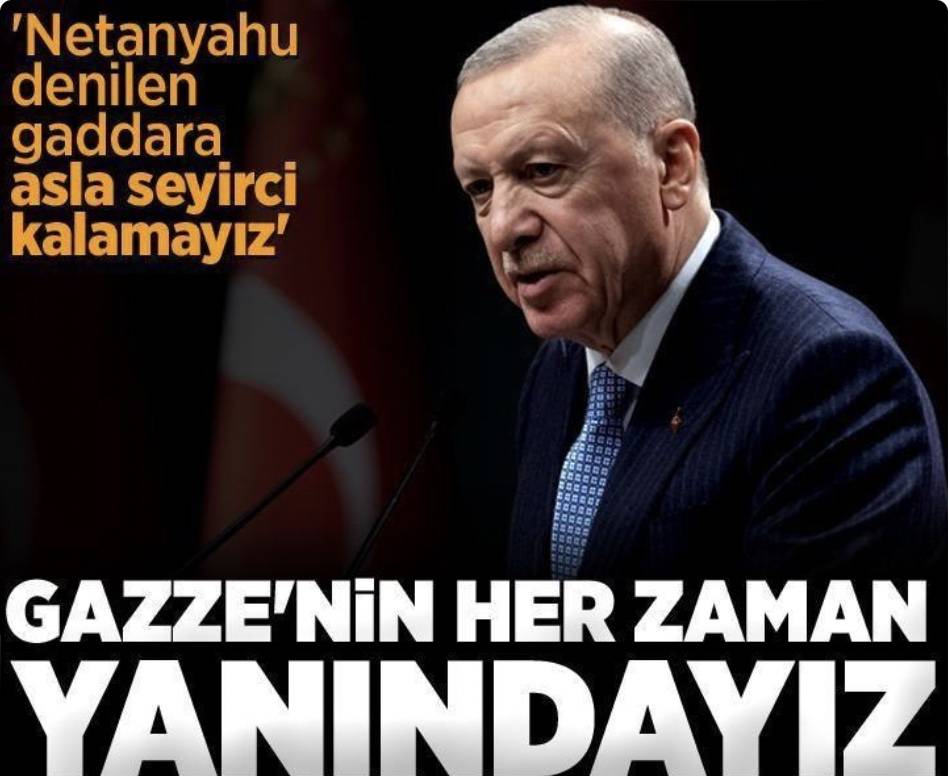 Filistin’de Kan Akıyor, Erdoğan “Artık Dur” Dedi!