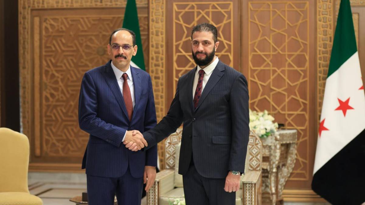 İbrahim Kalın, Ahmed Şara ile Şam’da görüştü