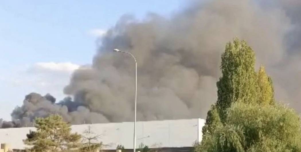 Kayseri’de Tekstil Fabrikası Alevlere Teslim!