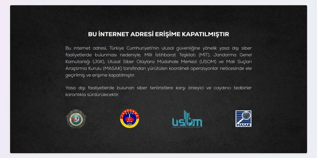MİT’ten Dev Siber Operasyon: 1250 Site Kapatıldı.