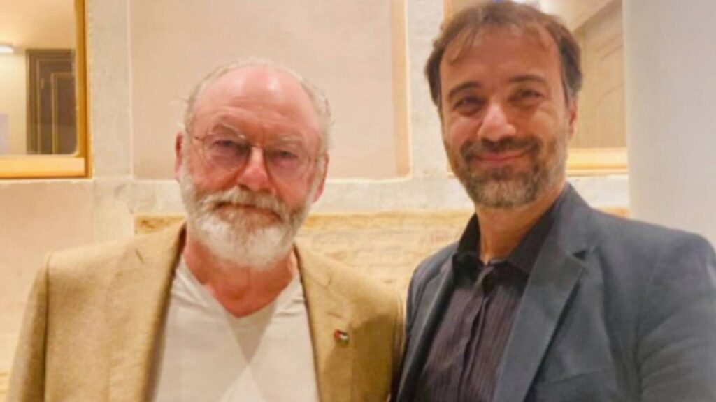 Devrim Nas, Game of Thrones'un yıldızı Liam Cunningham ile bir araya geldi