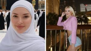 Sosyal medya fenomeni Cansu Taşkın'dan Umre karesi